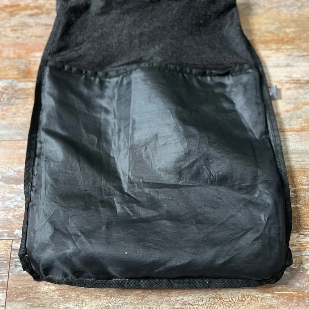 NFL Chicago Bears Dark Navy Blue/Orange Front Zipper Cinched Backsack Unisex